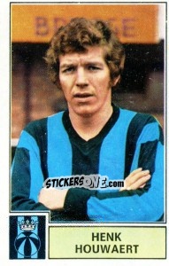 Cromo Henk Houwaart - Football Belgium 1972-1973 n. 104 - Panini