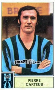Sticker Pierre Carteus - Football Belgium 1972-1973 - Panini