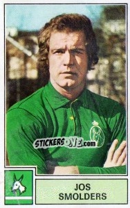 Figurina Jos Smolders - Football Belgium 1972-1973 - Panini