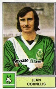 Figurina Jean Cornelis - Football Belgium 1972-1973 - Panini