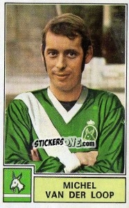 Sticker Michel van der Loop - Football Belgium 1972-1973 n. 122 - Panini