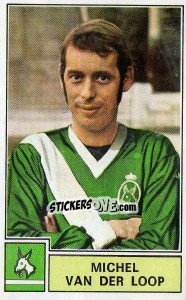 Sticker Michel van der Loop - Football Belgium 1972-1973 - Panini