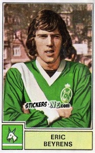 Cromo Eric Beyrens - Football Belgium 1972-1973 - Panini