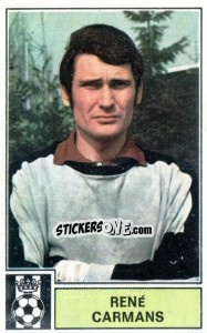Sticker Rene Carmans - Football Belgium 1972-1973 - Panini