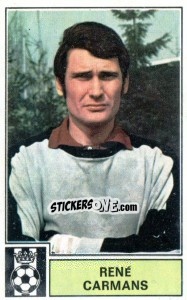 Cromo Rene Carmans - Football Belgium 1972-1973 - Panini