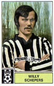 Sticker Willy Schepers - Football Belgium 1972-1973 n. 130 - Panini