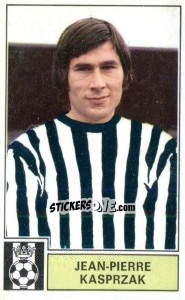 Figurina Jean-Pierre Kasprzak - Football Belgium 1972-1973 - Panini