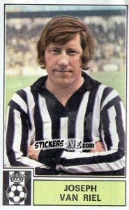 Sticker Joseph van Riel - Football Belgium 1972-1973 n. 135 - Panini