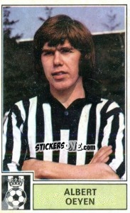 Sticker Albert Oeyen - Football Belgium 1972-1973 - Panini