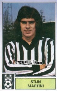 Figurina Stijn Martini - Football Belgium 1972-1973 - Panini