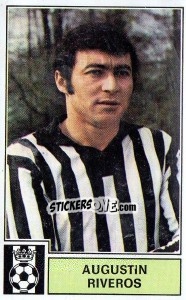 Sticker Augustin Riveros - Football Belgium 1972-1973 n. 140 - Panini