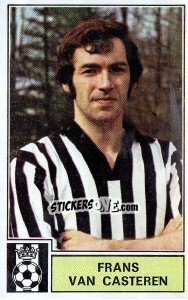 Figurina Frans van Casteren - Football Belgium 1972-1973 - Panini