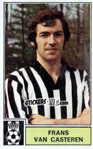 Sticker Frans van Casteren - Football Belgium 1972-1973 n. 141 - Panini