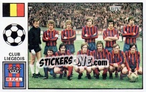 Sticker Team photo - Football Belgium 1972-1973 - Panini