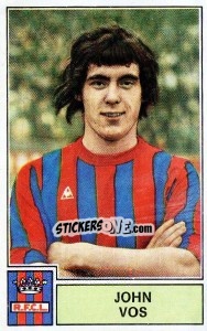 Sticker John Vos - Football Belgium 1972-1973 n. 145 - Panini