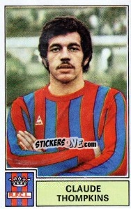 Figurina Claude Thompkins - Football Belgium 1972-1973 - Panini