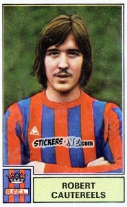 Sticker Robert Cautereels - Football Belgium 1972-1973 - Panini