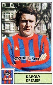 Cromo Karoly Kremer - Football Belgium 1972-1973 - Panini