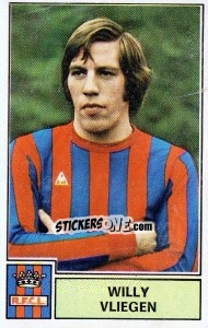 Sticker Willy Vliegen - Football Belgium 1972-1973 - Panini