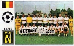 Sticker Team photo - Football Belgium 1972-1973 - Panini