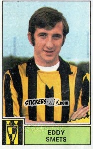 Sticker Eddy Smets - Football Belgium 1972-1973 - Panini