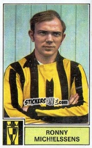 Figurina Ronny Michielssens - Football Belgium 1972-1973 n. 162 - Panini