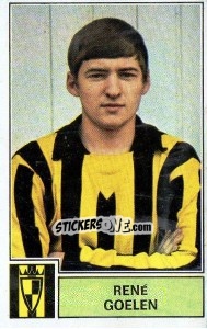 Figurina Rene Goelen - Football Belgium 1972-1973 n. 163 - Panini