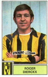 Cromo Roger Dierckx - Football Belgium 1972-1973 - Panini