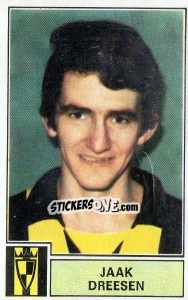 Sticker Jaak Dreesen - Football Belgium 1972-1973 n. 165 - Panini