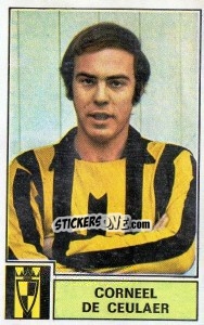 Figurina Corneel de Ceulaer - Football Belgium 1972-1973 n. 166 - Panini