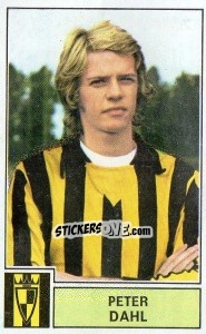 Figurina Peter Dahl - Football Belgium 1972-1973 - Panini