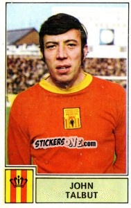 Figurina John Talbut - Football Belgium 1972-1973 - Panini