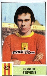 Sticker Robert Stevens - Football Belgium 1972-1973 - Panini