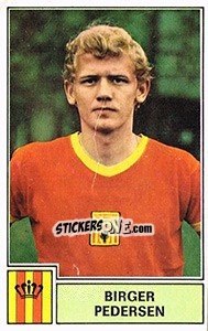 Sticker Birger Petersen - Football Belgium 1972-1973 - Panini