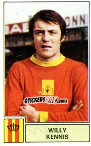 Figurina Willy Kennis - Football Belgium 1972-1973 - Panini