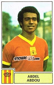 Cromo Abdel Abdou - Football Belgium 1972-1973 - Panini