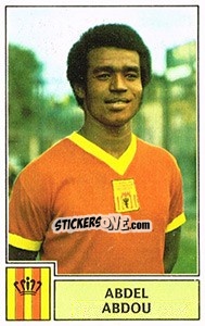 Figurina Abdel Abdou - Football Belgium 1972-1973 n. 185 - Panini