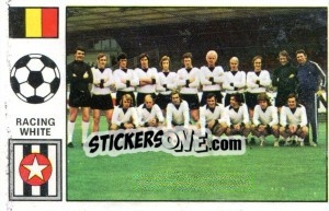 Sticker Team photo - Football Belgium 1972-1973 - Panini