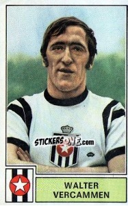 Sticker Walter Vercammen - Football Belgium 1972-1973 - Panini