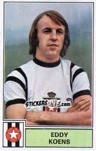 Sticker Eddy Koens - Football Belgium 1972-1973 - Panini