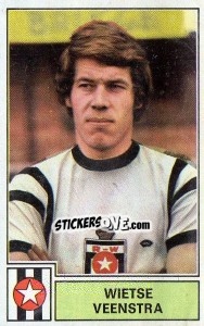 Sticker Wietse Veenstra - Football Belgium 1972-1973 - Panini
