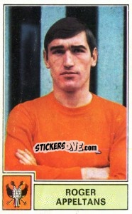 Sticker Roger Appeltans - Football Belgium 1972-1973 - Panini