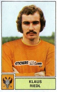 Sticker Klaus Riedl - Football Belgium 1972-1973 - Panini