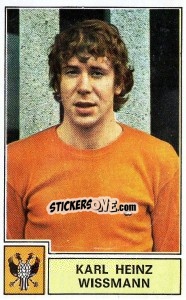 Cromo Karl-Heinz Wiszmann - Football Belgium 1972-1973 - Panini