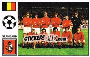 Sticker Team photo - Football Belgium 1972-1973 - Panini