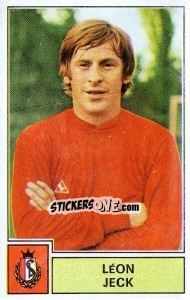 Sticker Leon Jeck - Football Belgium 1972-1973 - Panini