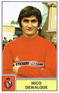 Sticker Nico Dewalque - Football Belgium 1972-1973 n. 222 - Panini