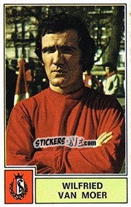 Cromo Wilfried van Moer - Football Belgium 1972-1973 - Panini