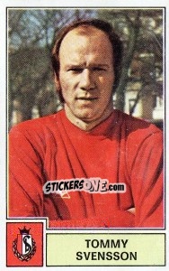 Cromo Tommy Svensson - Football Belgium 1972-1973 - Panini