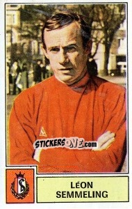 Sticker Leon Semmeling - Football Belgium 1972-1973 - Panini